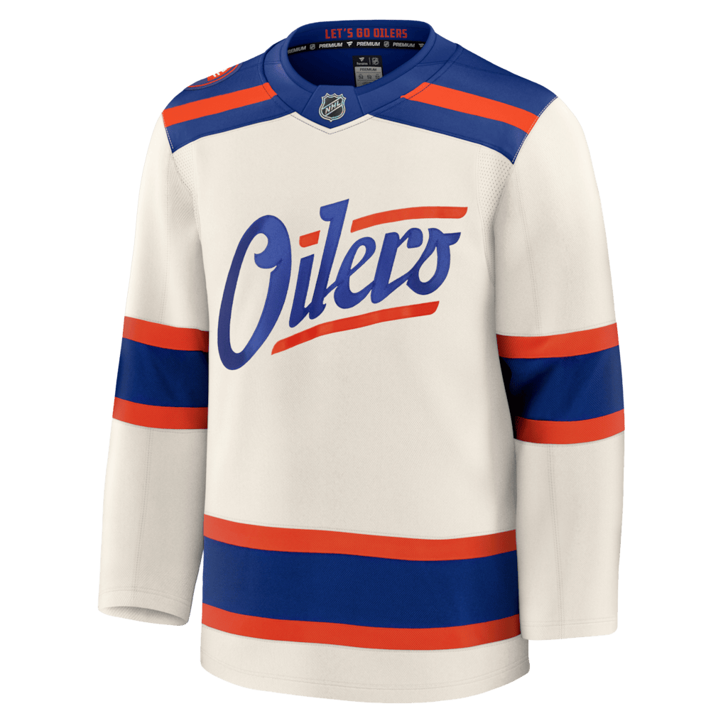 Edmonton Oilers Alternate Men Jersey - Light Beige