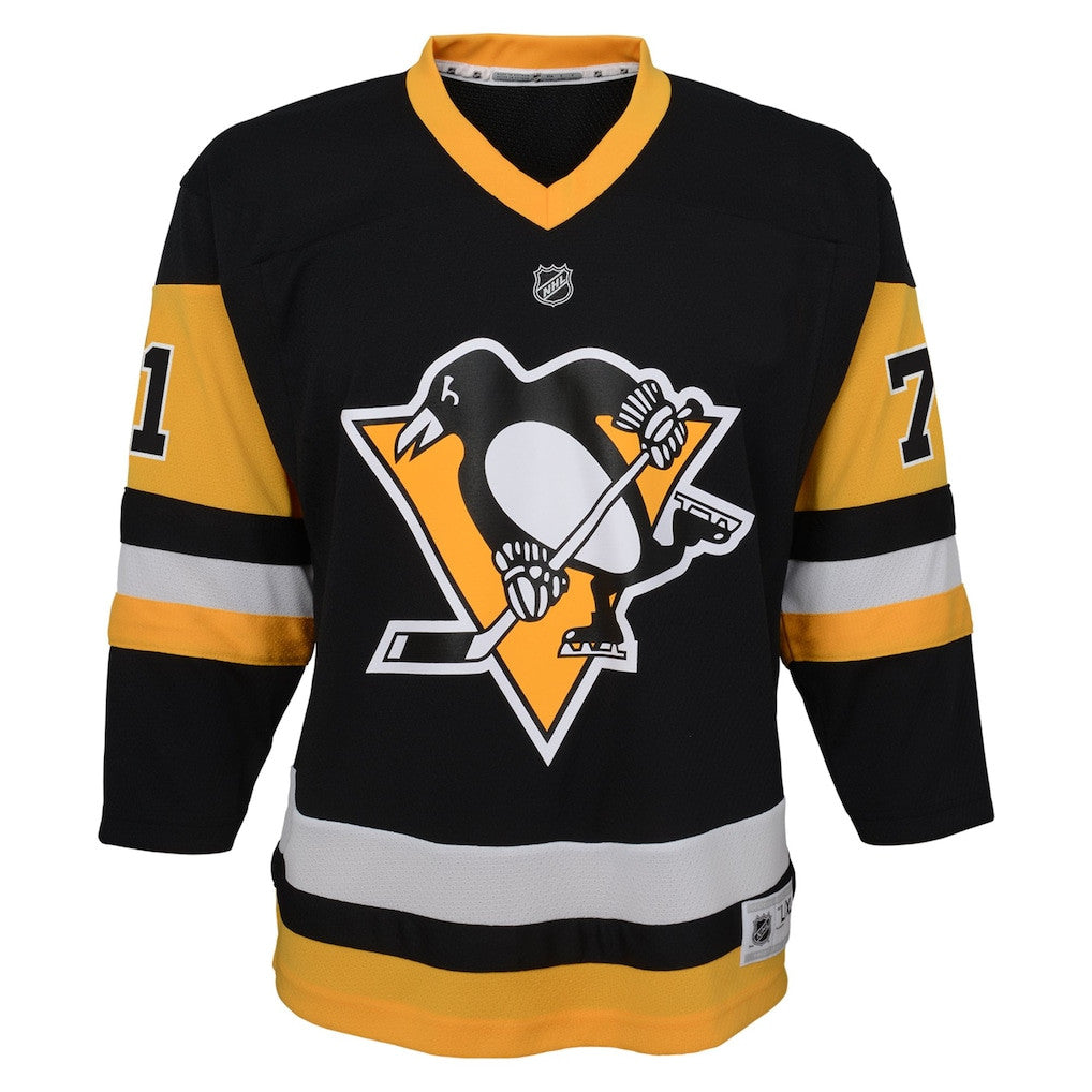 Evgeni Malkin 71 Pittsburgh Penguins YOUTH Home Player Jersey - Black