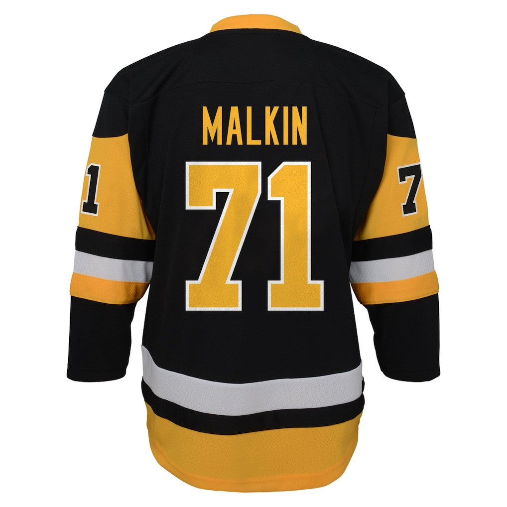Evgeni Malkin 71 Pittsburgh Penguins YOUTH Home Player Jersey - Black