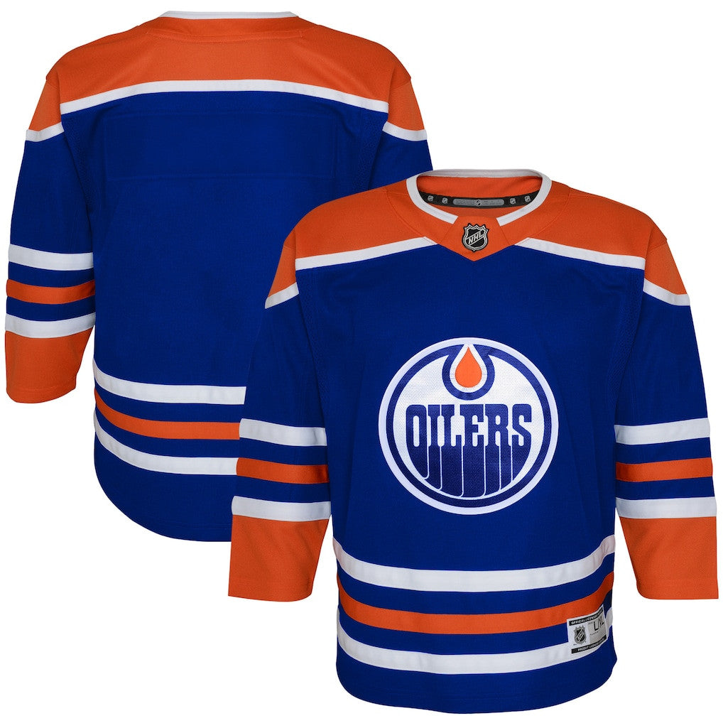 Edmonton Oilers Youth Home Jersey - Orange/Royal