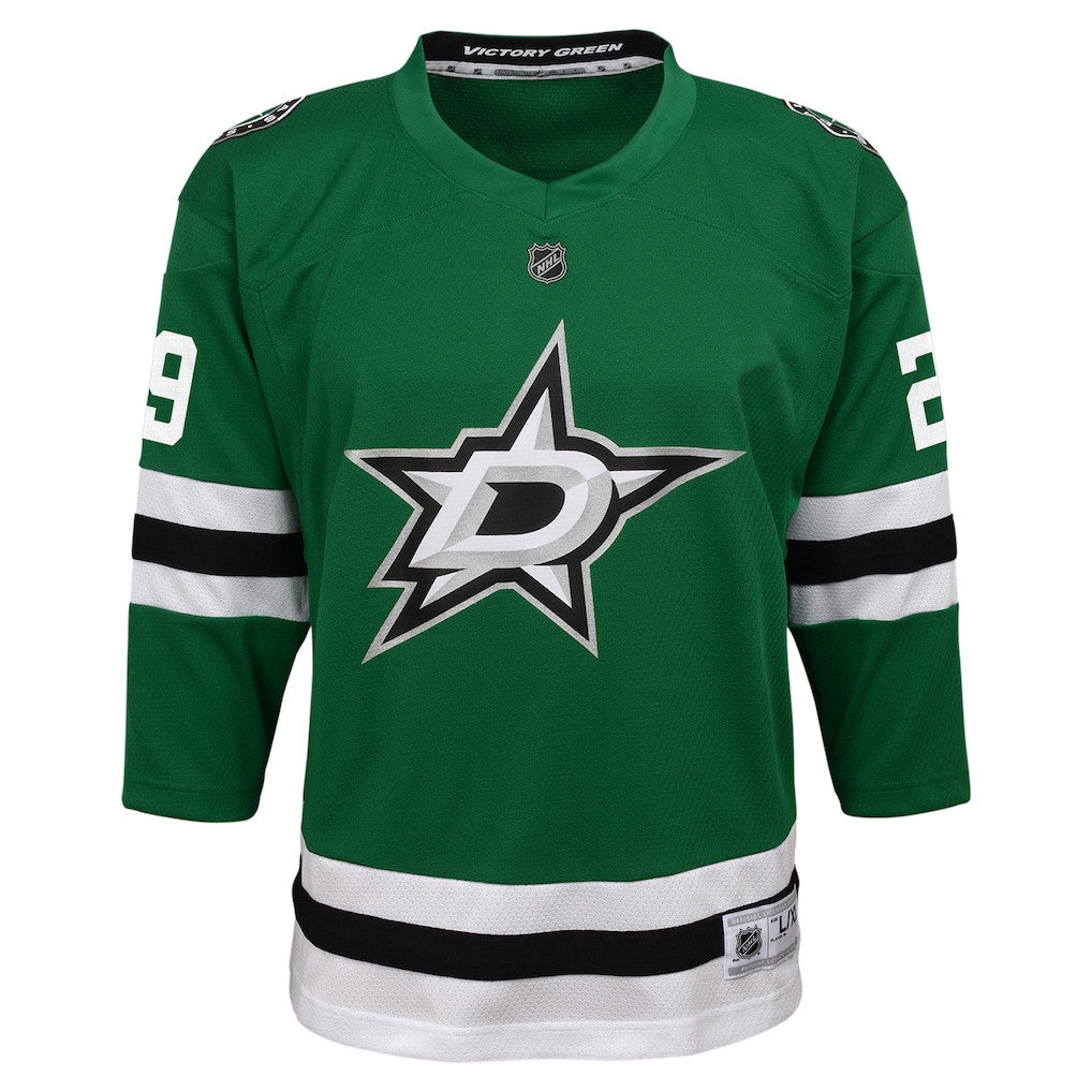 Jake Oettinger 29 Dallas Stars Youth Home Player Jersey - Kelly Green