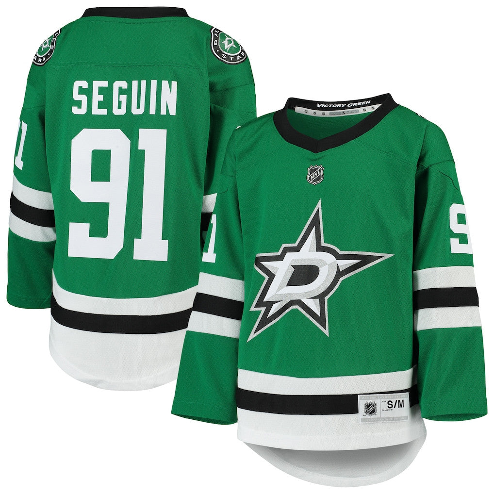 Tyler Seguin 91 Dallas Stars Youth Home Player Jersey - Kelly Green