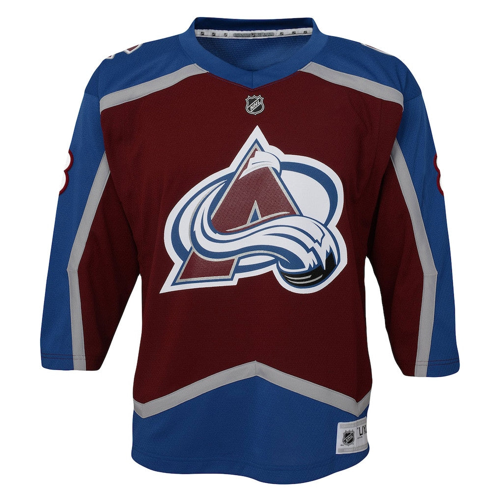 Cale Makar 8 Colorado Avalanche Youth Home Player Jersey - Burgundy