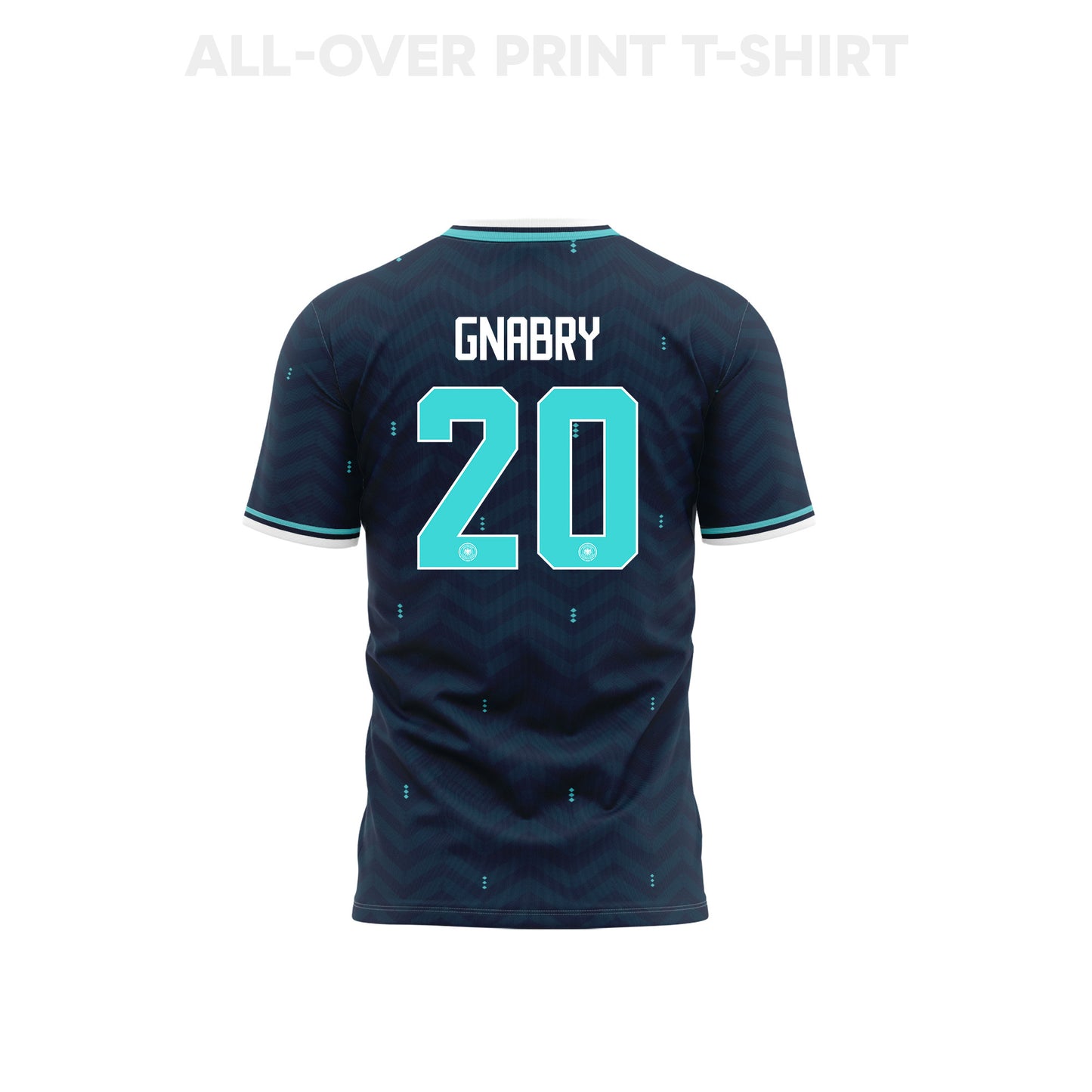 Serge Gnabry 20 Germany 2026 Away 3D T-Shirt Fully Printed – Unisex, Navy