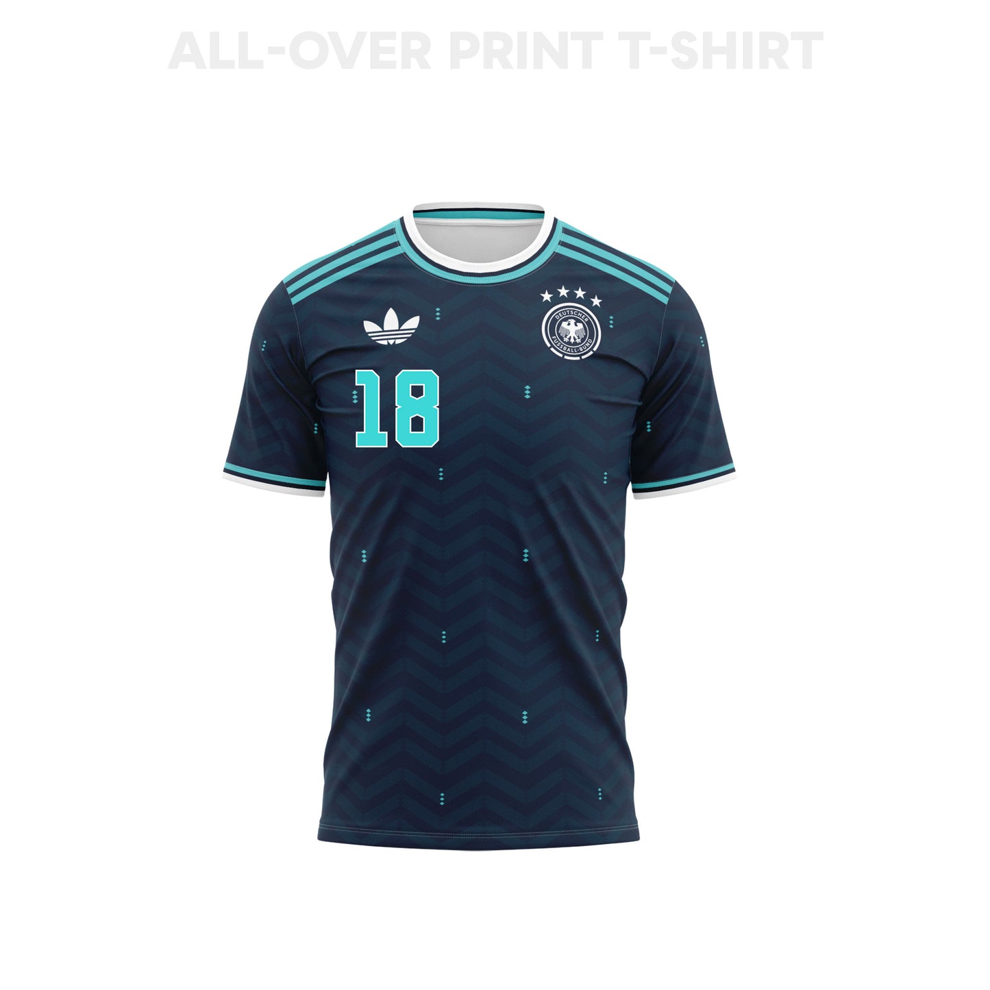Nathaniel Brown 18 Youth Germany 2026 Away 3D T-shirt Fully Printed – Navy