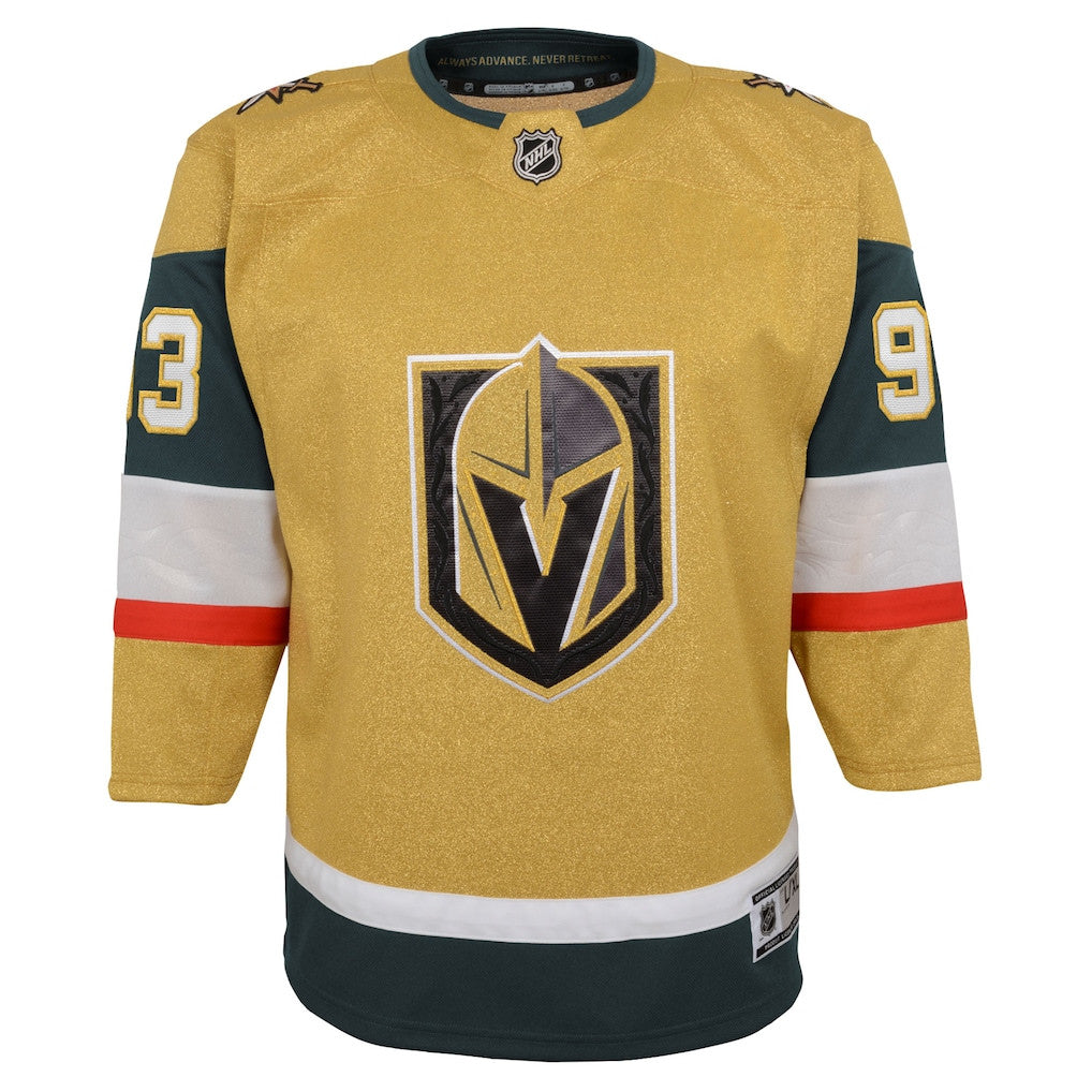 Mitch Marner 93 Vegas Golden Knights Youth Player Jersey - Gold