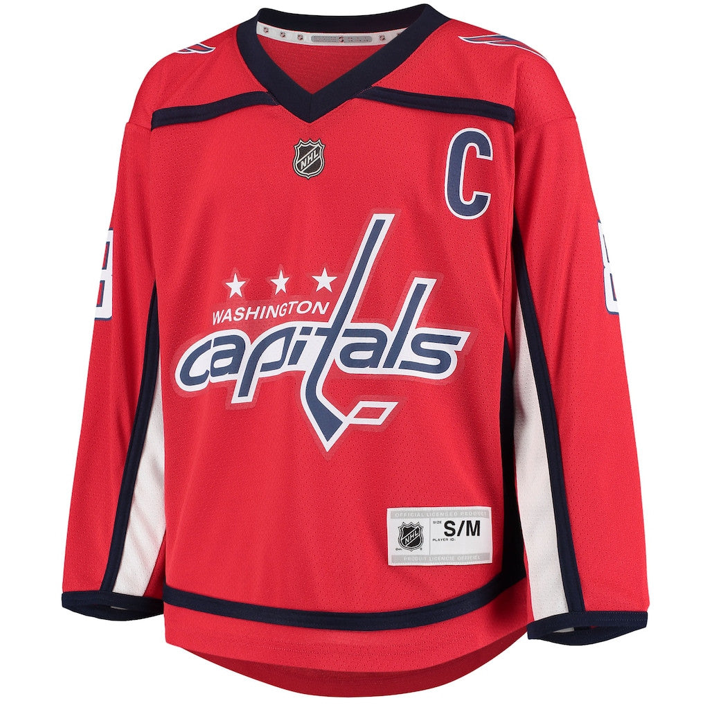 Alexander Ovechkin 8 Washington Capitals Youth Home Player Jersey - Red