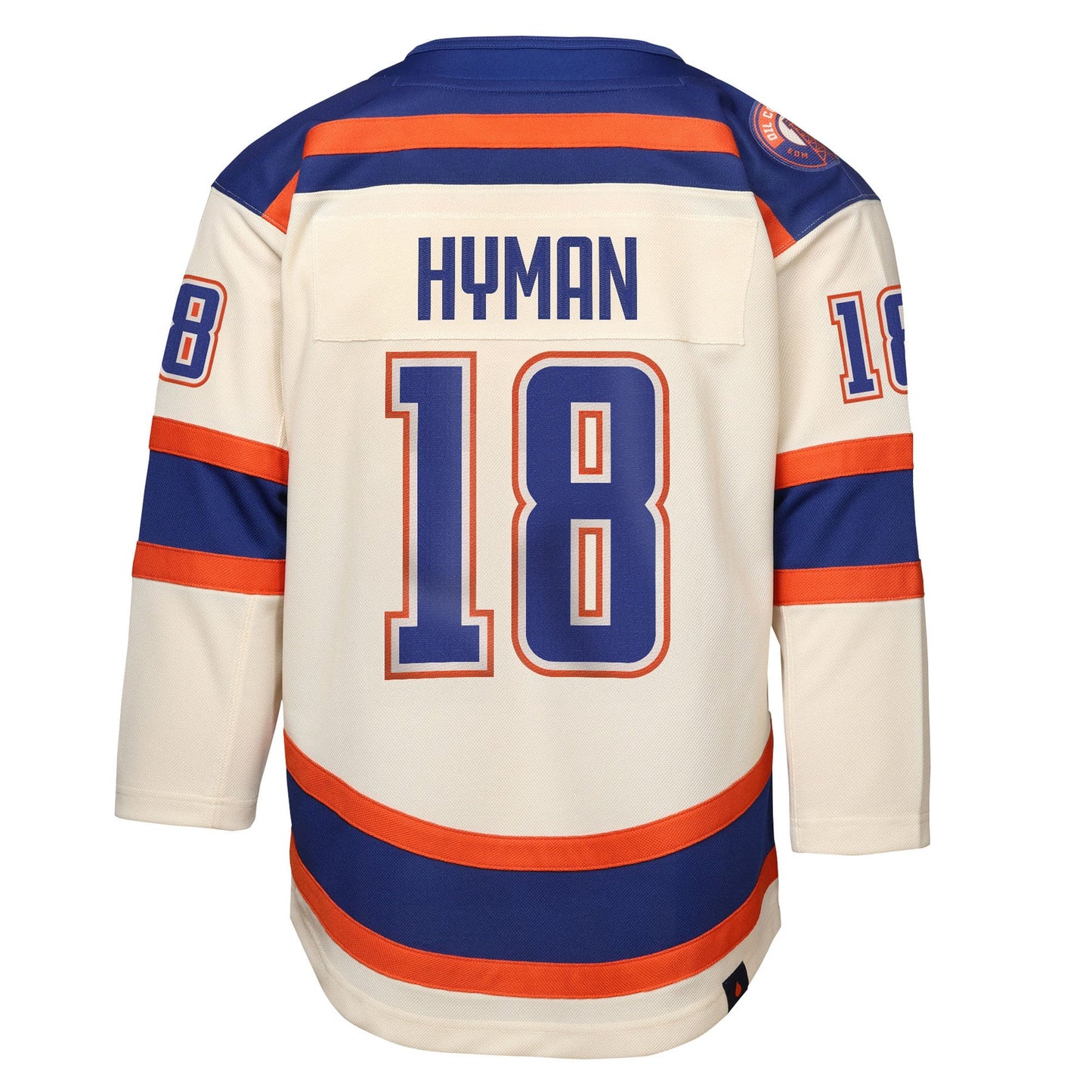Zach Hyman 18 Edmonton Oilers Alternate Jersey - Youth, Cream