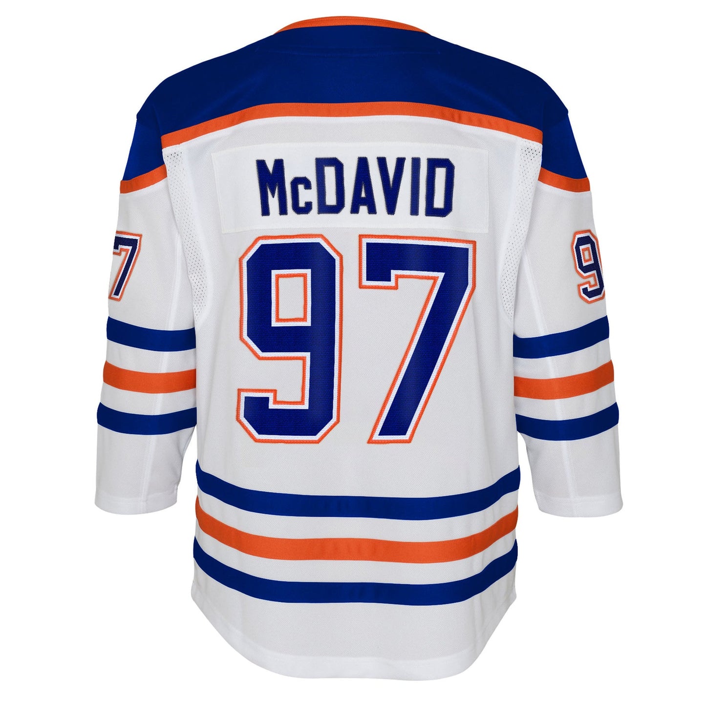 Connor McDavid 97 Edmonton Oilers Away Jersey - Youth, White