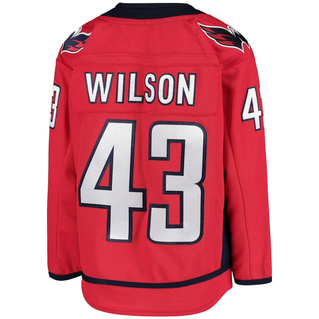 Tom Wilson 43 Washington Capitals Home Player Jersey - Youth, Red