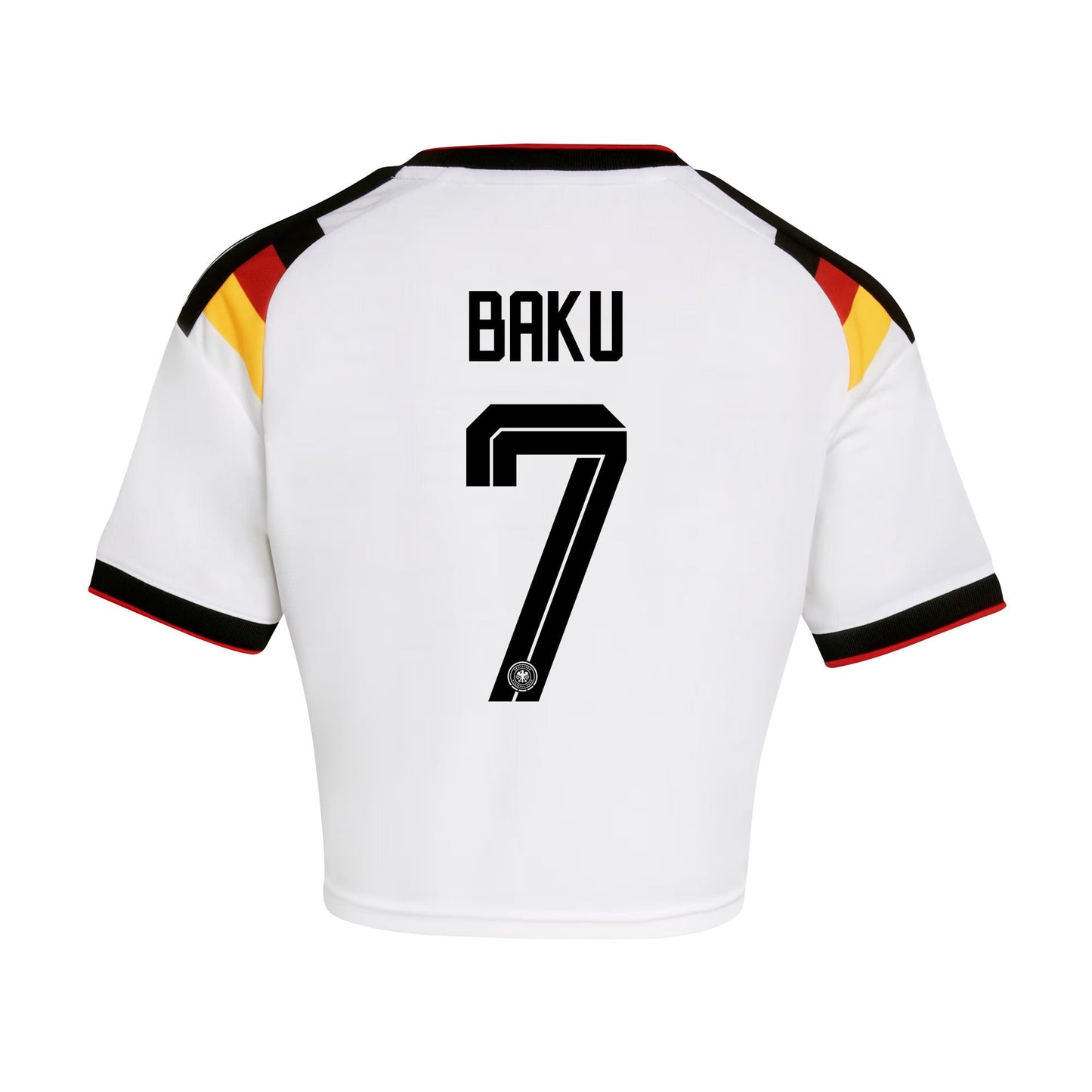 Bote Baku 7 Germany 2026 Home Women's Cropped Jersey - White
