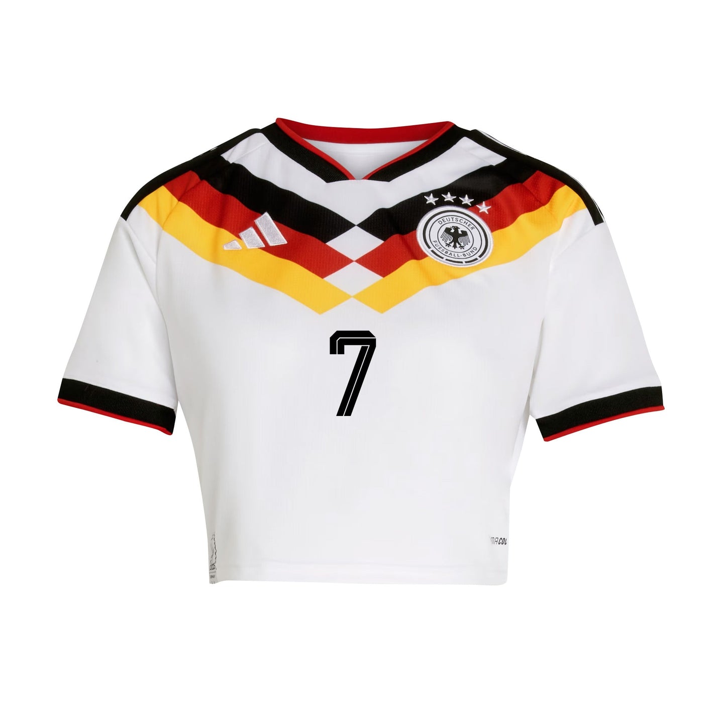 Bote Baku 7 Germany 2026 Home Women's Cropped Jersey - White