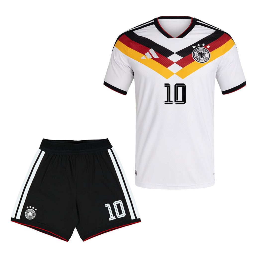 Jamal Musiala 10 Germany 2026 Home Men Jersey & Shorts Set – White