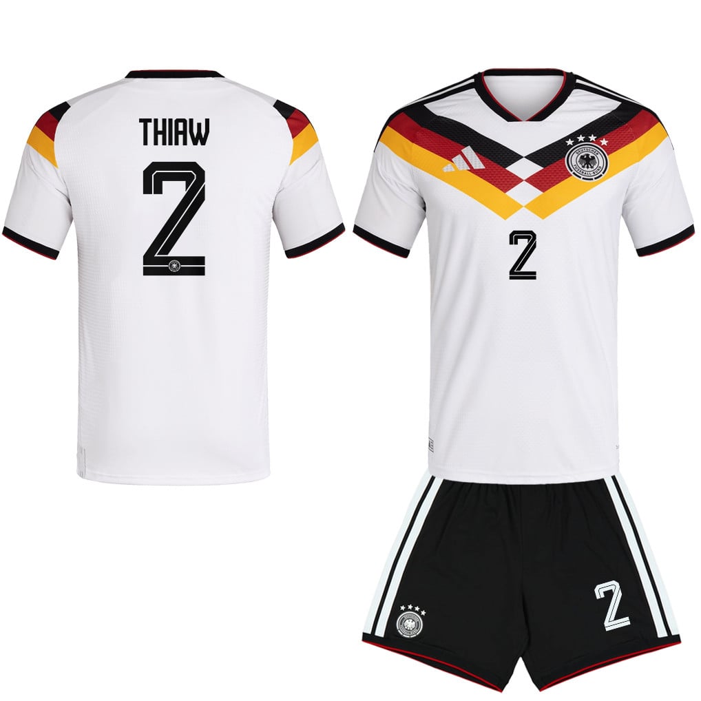 Malick Thiaw 2 Germany 2026 Home Men Jersey & Shorts Set – White
