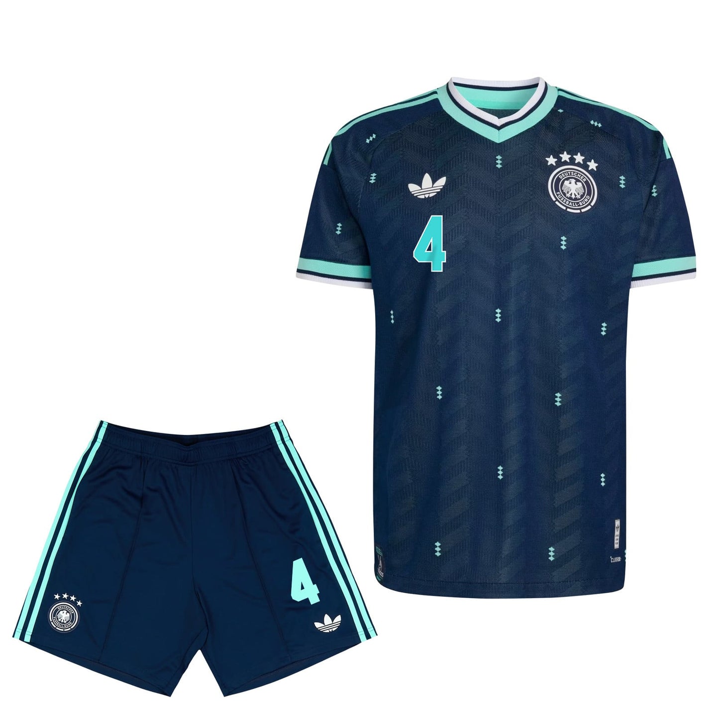 Jonathan Tah 4 Germany 2026 Away Men Jersey & Shorts Set – Navy