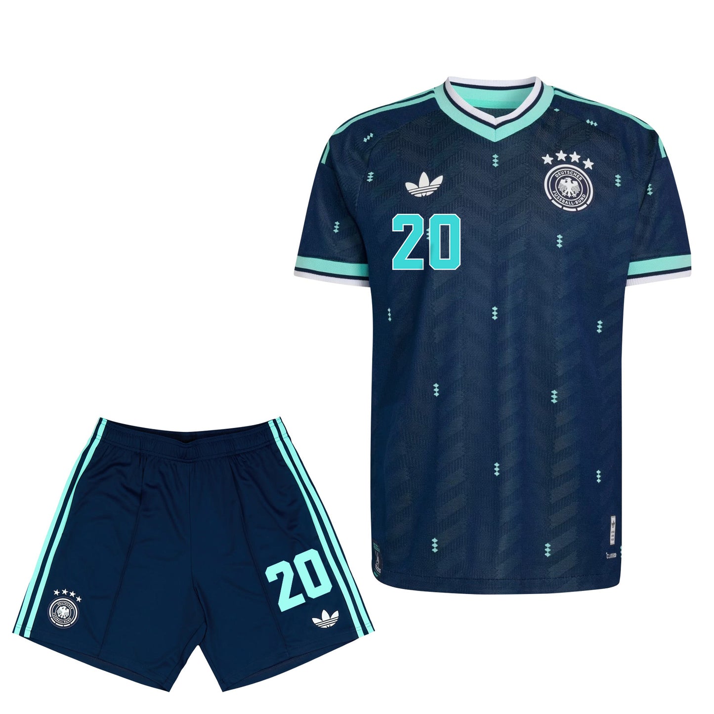 Serge Gnabry 20 Germany 2026 Away Men Jersey & Shorts Set – Navy