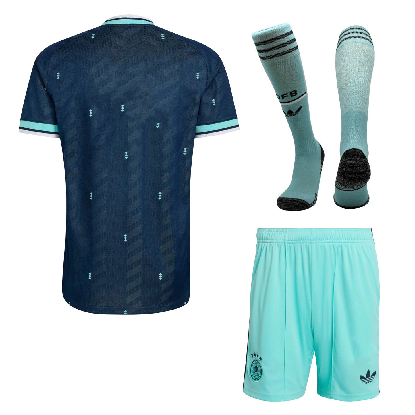 Germany 2026 Away Men Kit Set – Navy & Aqua