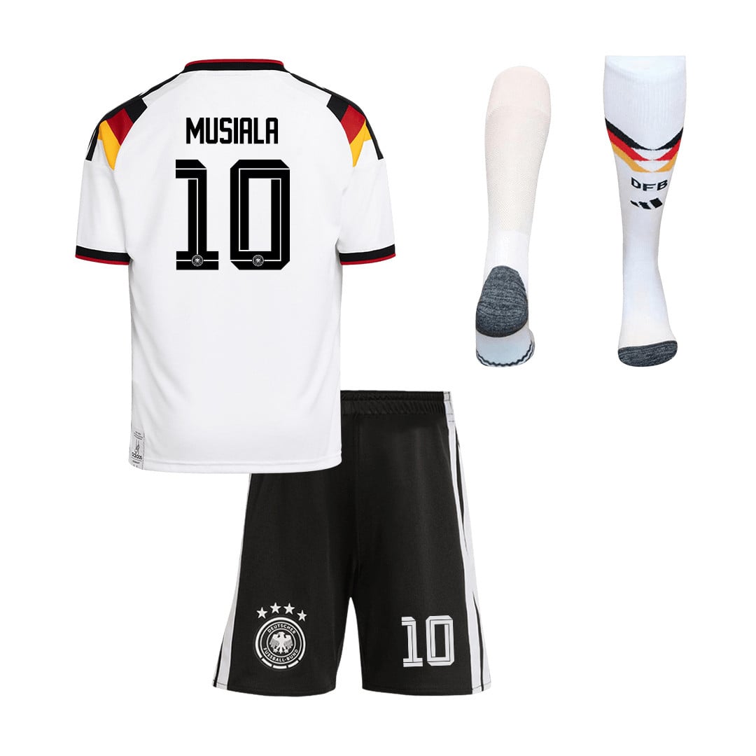 Jamal Musiala 10 Germany 2026 Home Men Kit Set – White