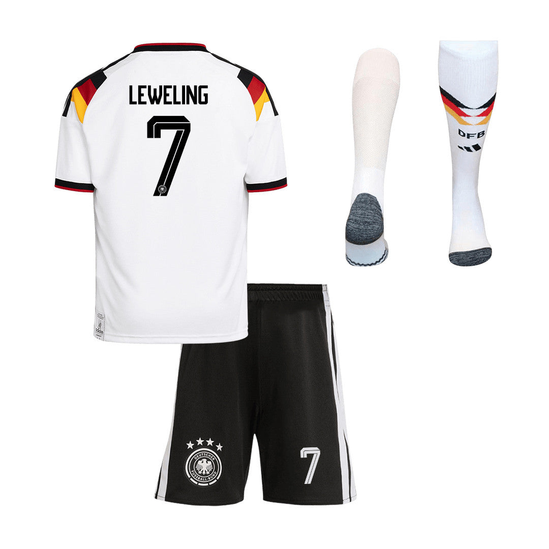 Jamie Leweling 7 Germany 2026 Home Men Kit Set – White