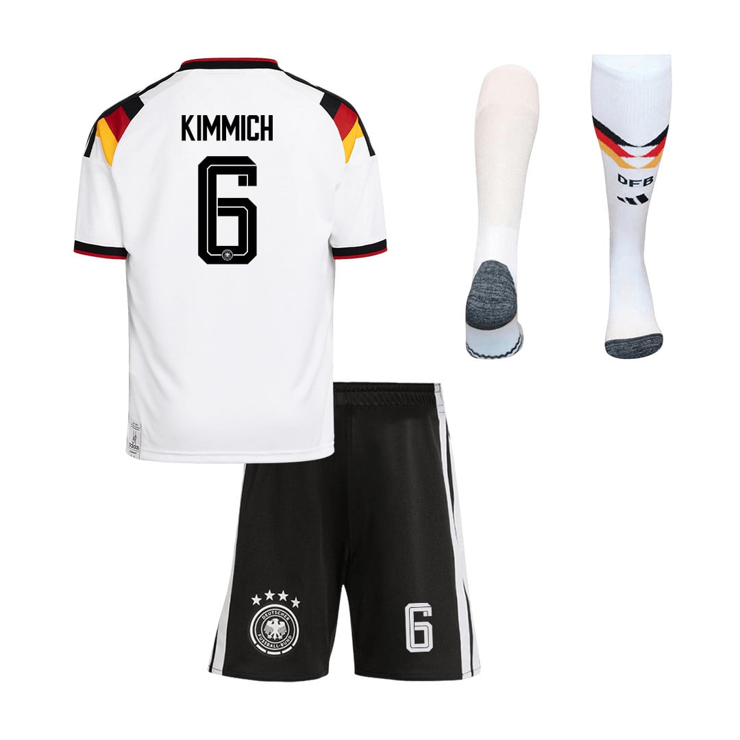 Joshua Kimmich 6 Germany 2026 Home Men Kit Set – White