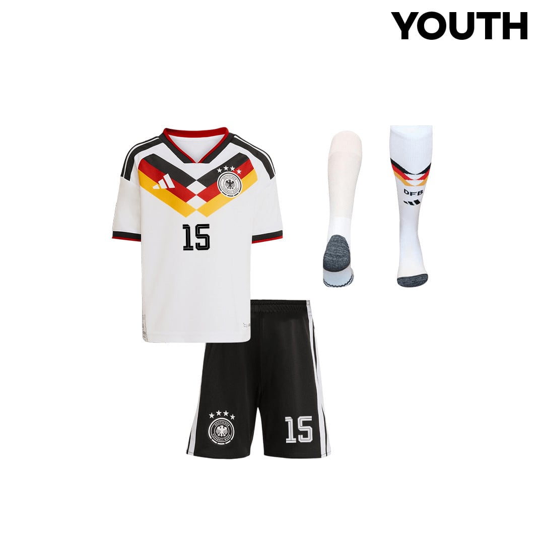 Nico Schlotterbeck 15 Germany 2026 Youth Home Kit Set – White