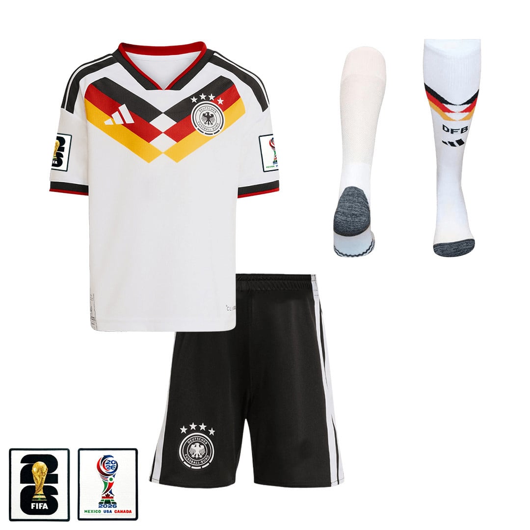 Germany 2026 YOUTH Home Kit Set – White