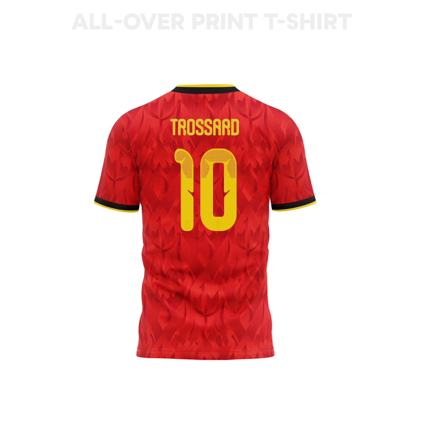 Leandro Trossard 10 Youth Belgium 2026 Home 3D T-shirt Fully Printed – Red