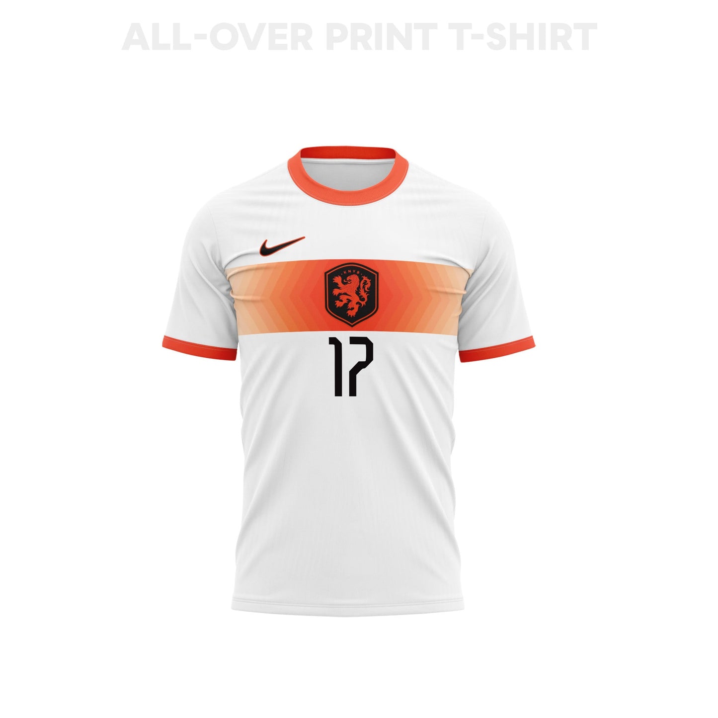 Noa Lang 17 Netherlands 2026 Away 3D T-Shirt Fully Printed – Unisex, White