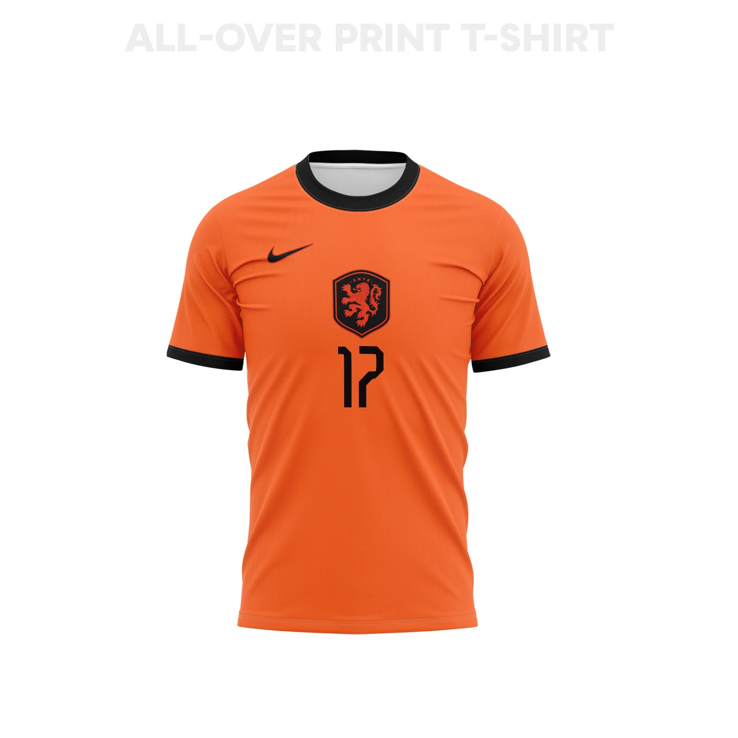 Noa Lang 17 Netherlands 2026 Home 3D T-Shirt Fully Printed – Unisex, Orange