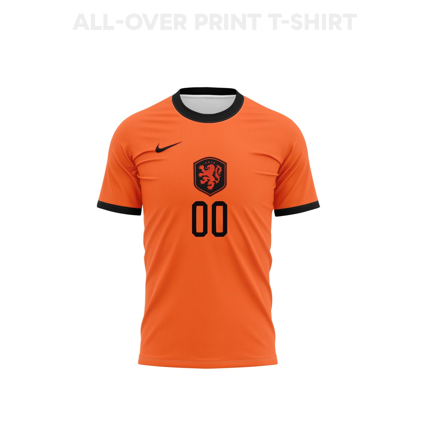 Netherlands 2026 Home 3D T-Shirt Fully Printed – Personalized – Unisex, Orange