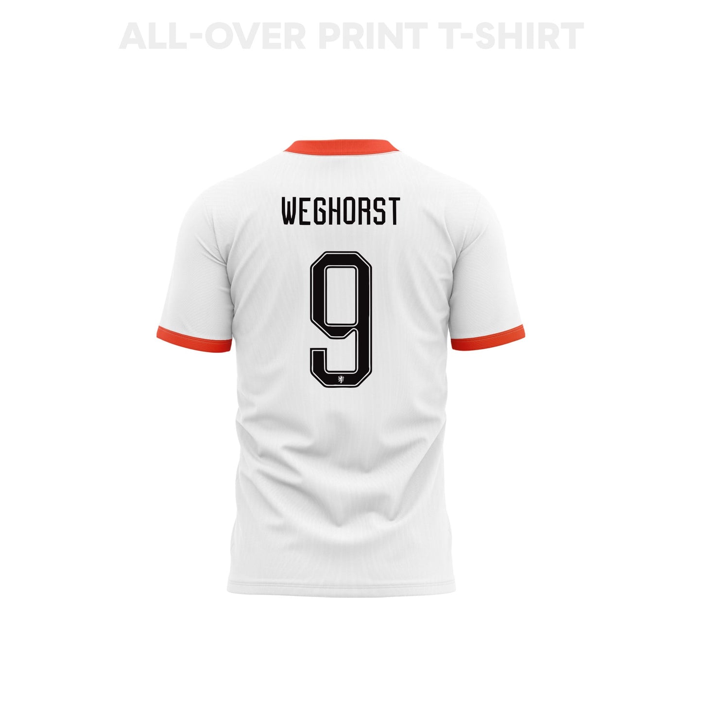 Wout Weghorst 9 Youth Netherlands 2026 Away 3D T-shirt Fully Printed – White