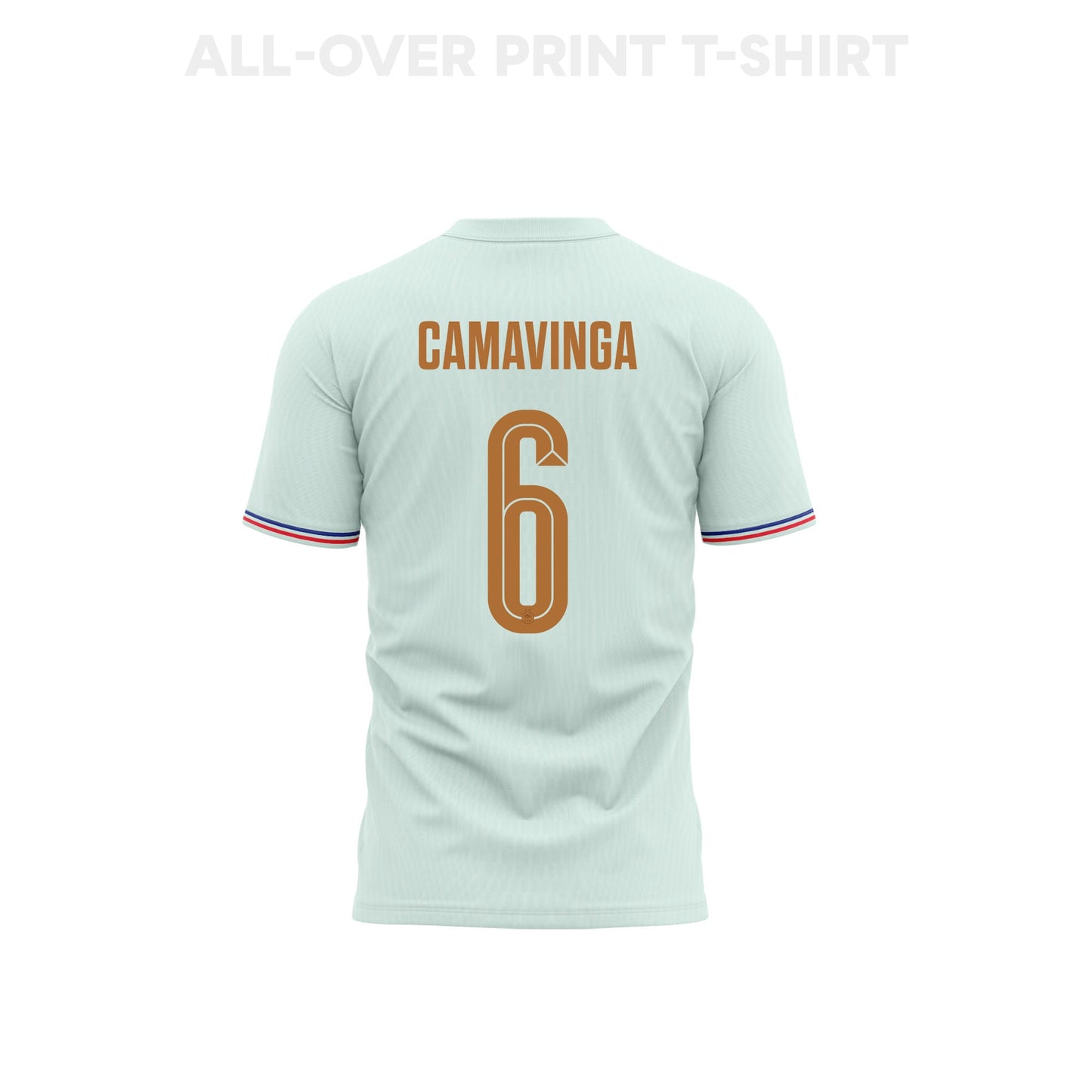 Eduardo Camavinga 6 France 2026 Away 3D T-Shirt Fully Printed – Unisex, Green