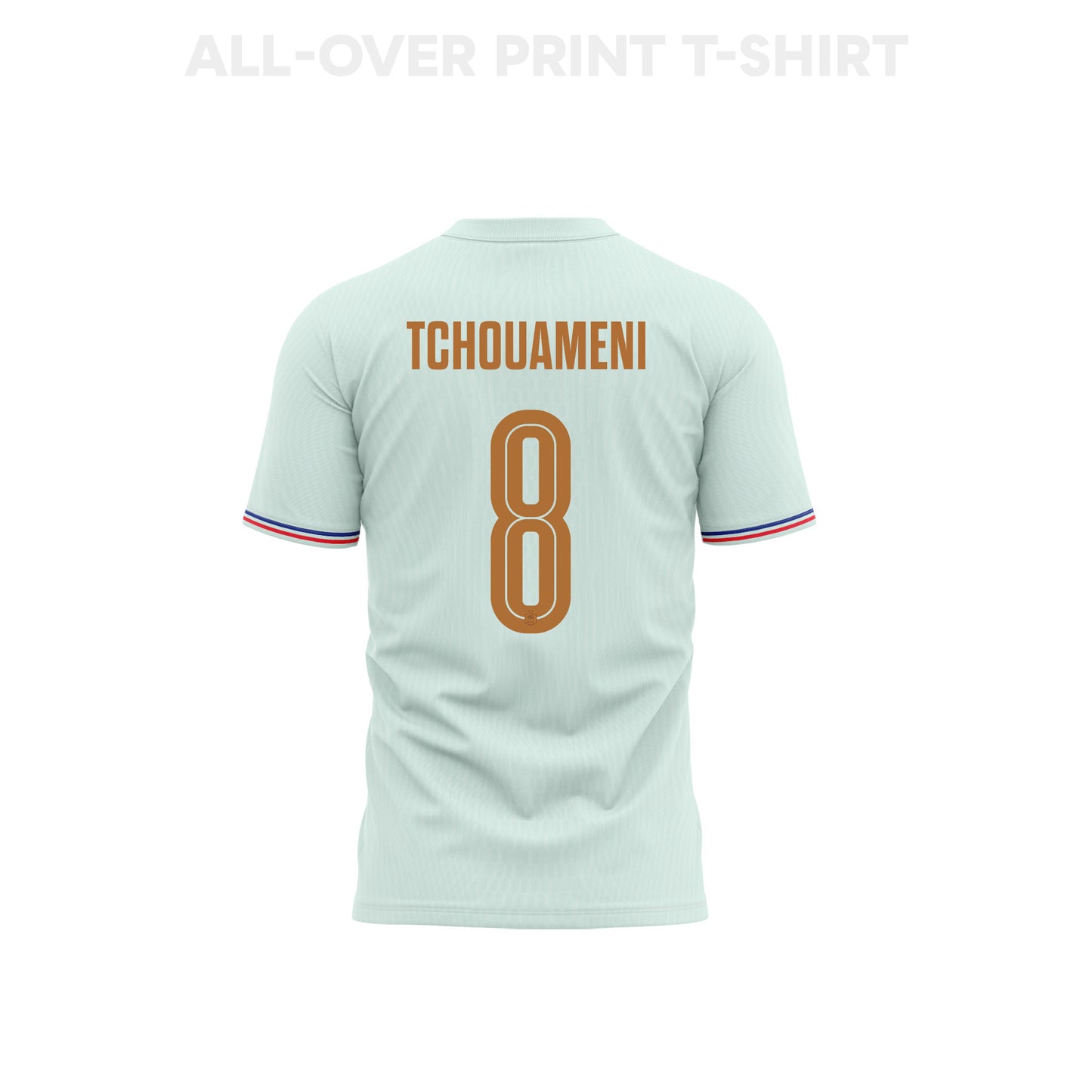 Aurélien Tchouaméni 8 France 2026 Away 3D T-Shirt Fully Printed – Unisex, Green