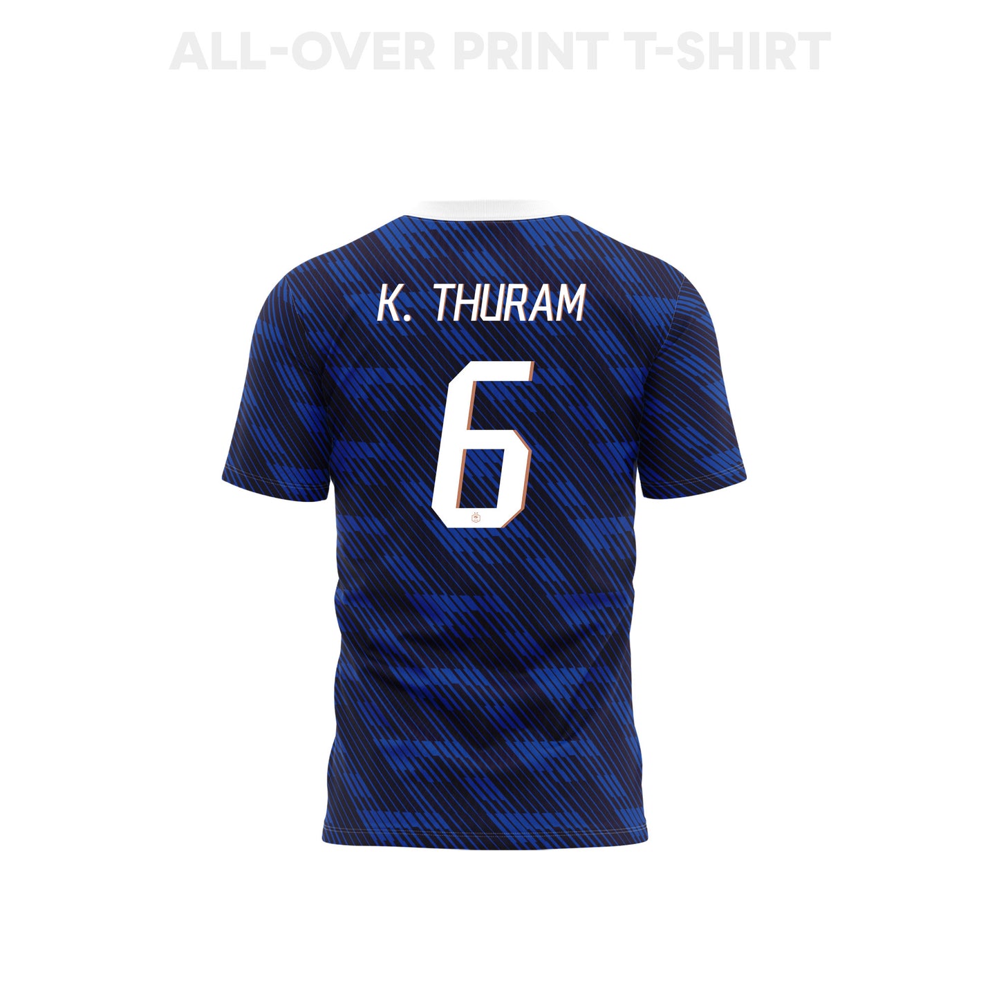 Khéphren Thuram 6 France 2026 Home 3D T-Shirt Fully Printed – Unisex, Blue