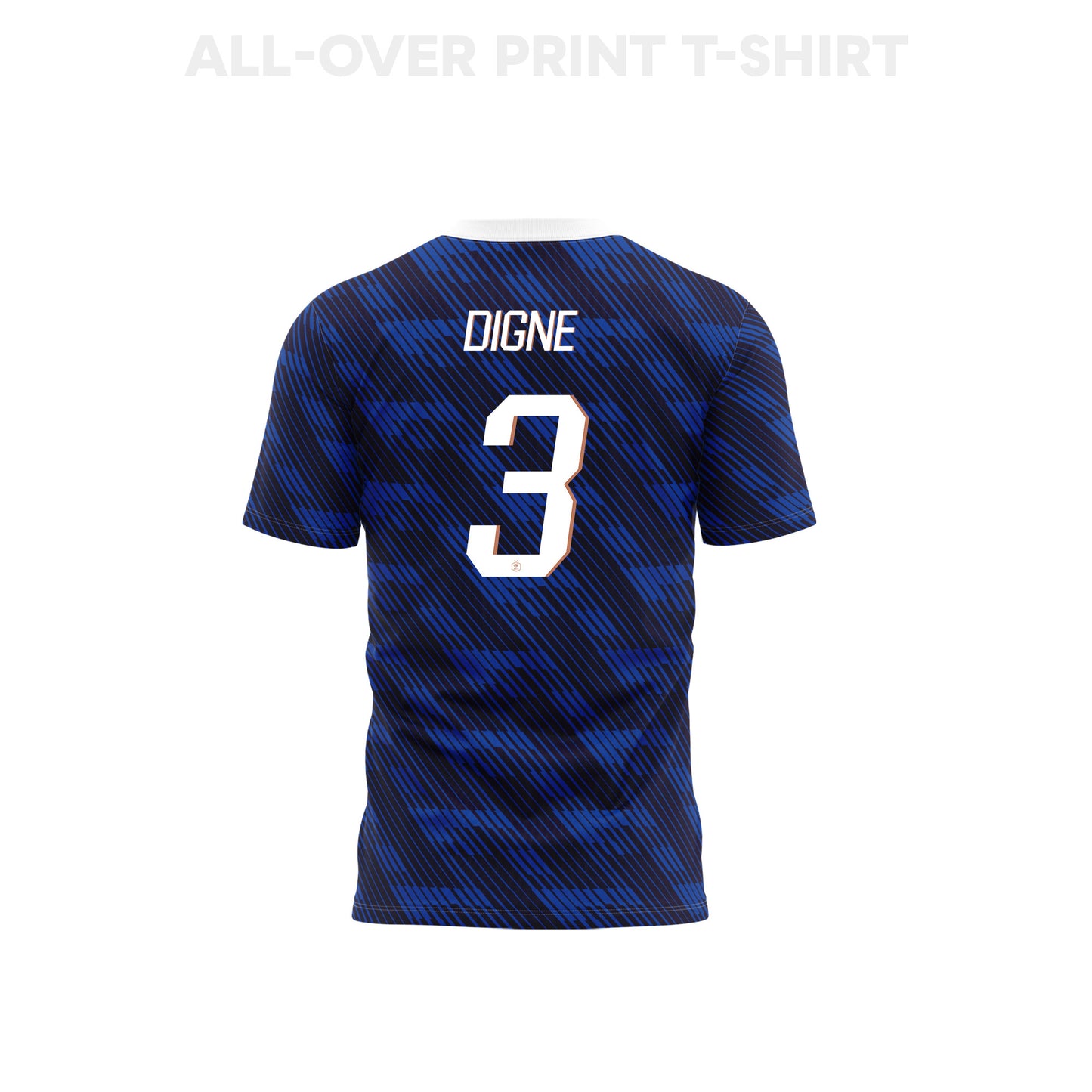 Lucas Digne 3 Youth France 2026 Home 3D T-shirt Fully Printed – Blue