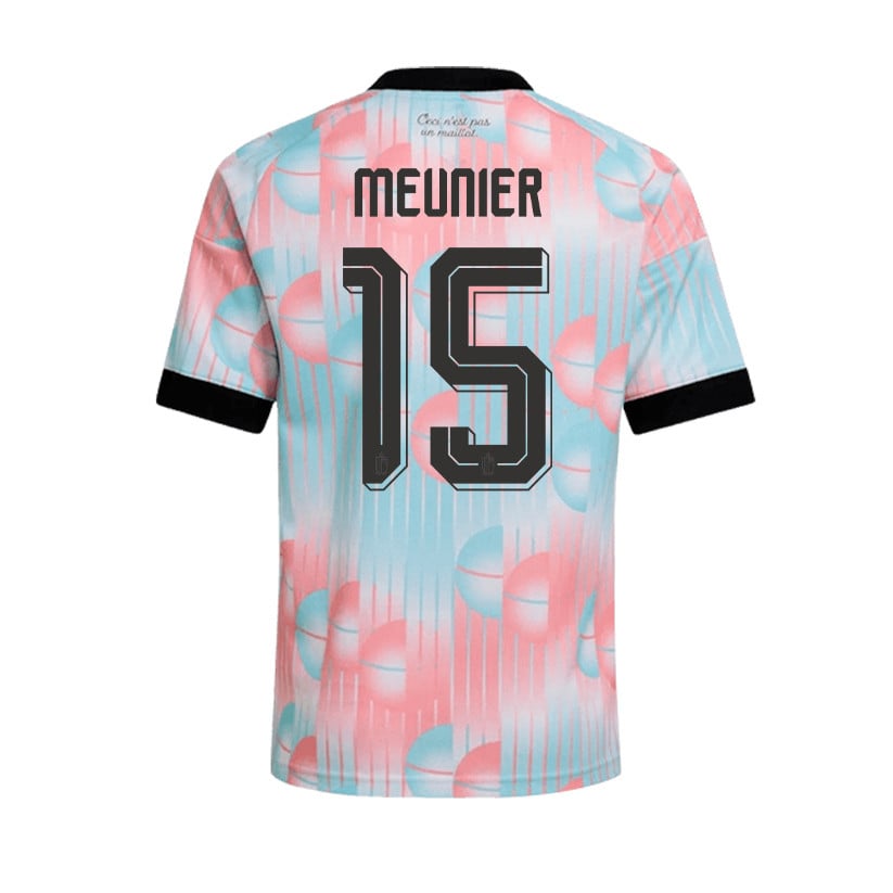 Thomas Meunier 15 Belgium 2026 Away Men Jersey & Shorts Set – Light Blue