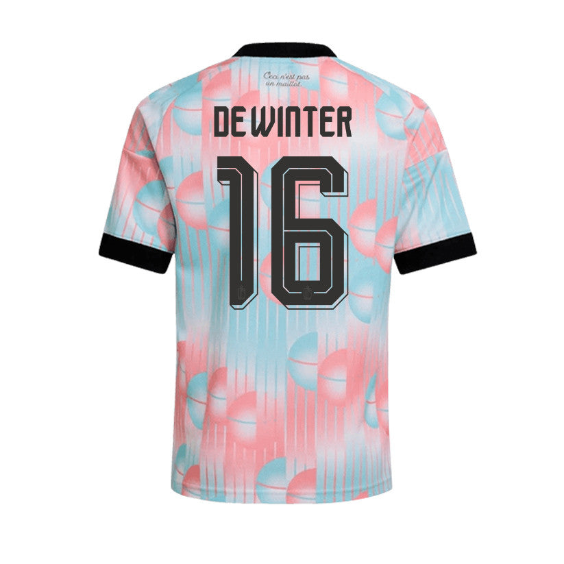 Koni De Winter 16 Belgium 2026 Away Men Jersey & Shorts Set – Light Blue
