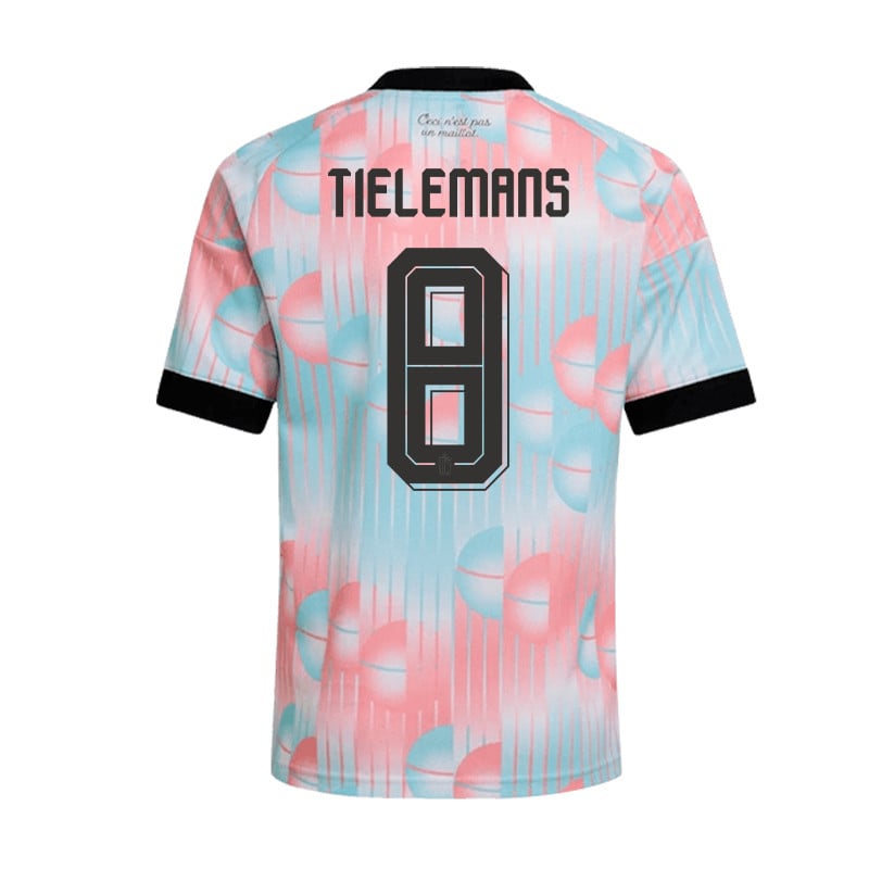 Youri Tielemans 8 Belgium 2026 Away Men Jersey & Shorts Set – Light Blue
