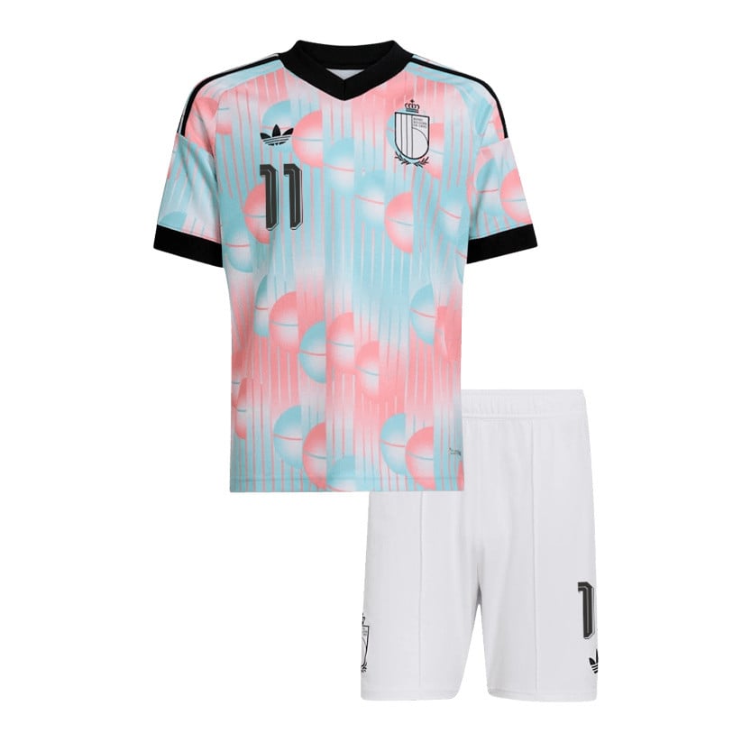 Jérémy Doku 11 Belgium 2026 Away Men Jersey & Shorts Set – Light Blue