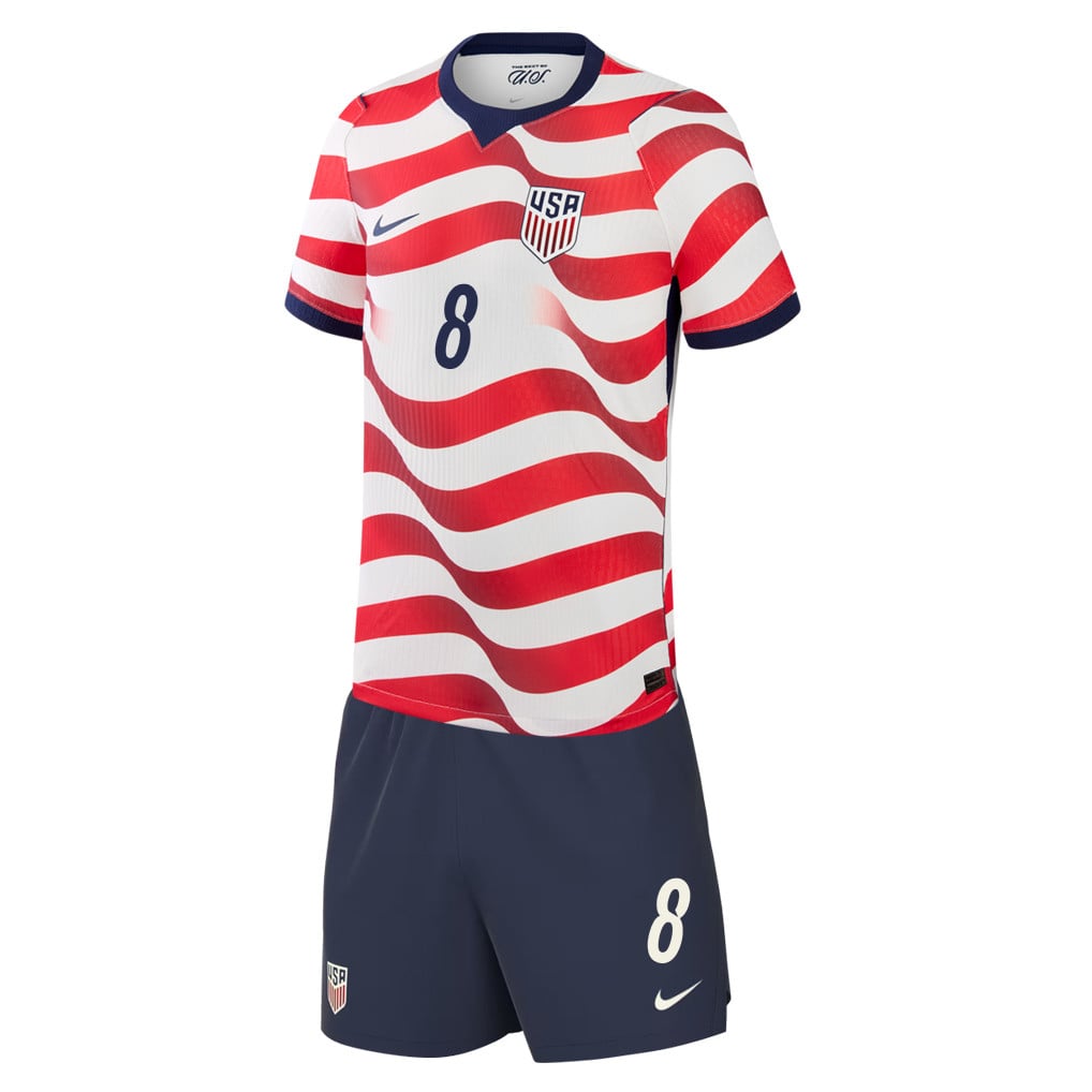 Weston McKennie 8 USMNT 2026 Home Men Jersey & Shorts Set