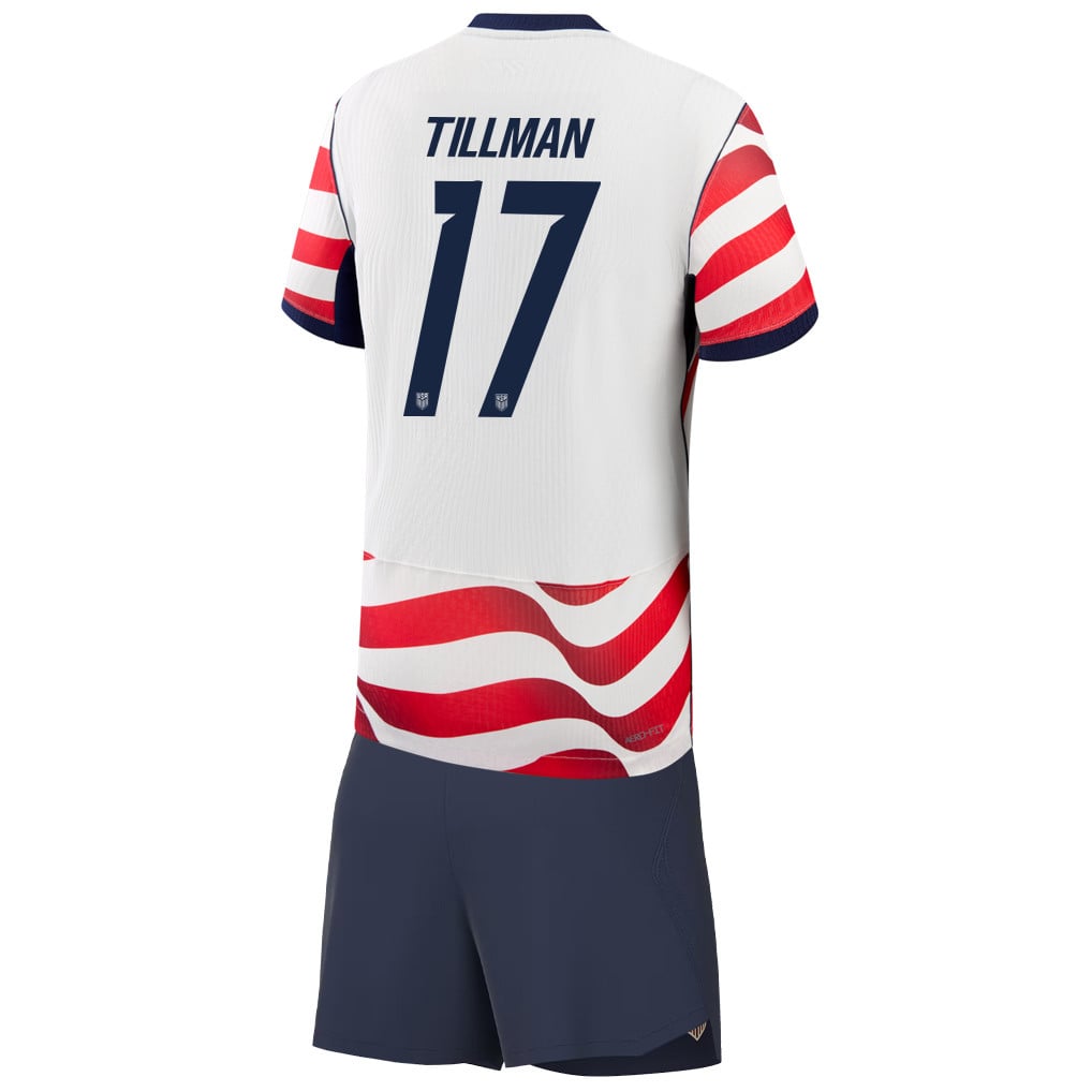 Malik Tillman 17 USMNT 2026 Home Men Jersey & Shorts Set