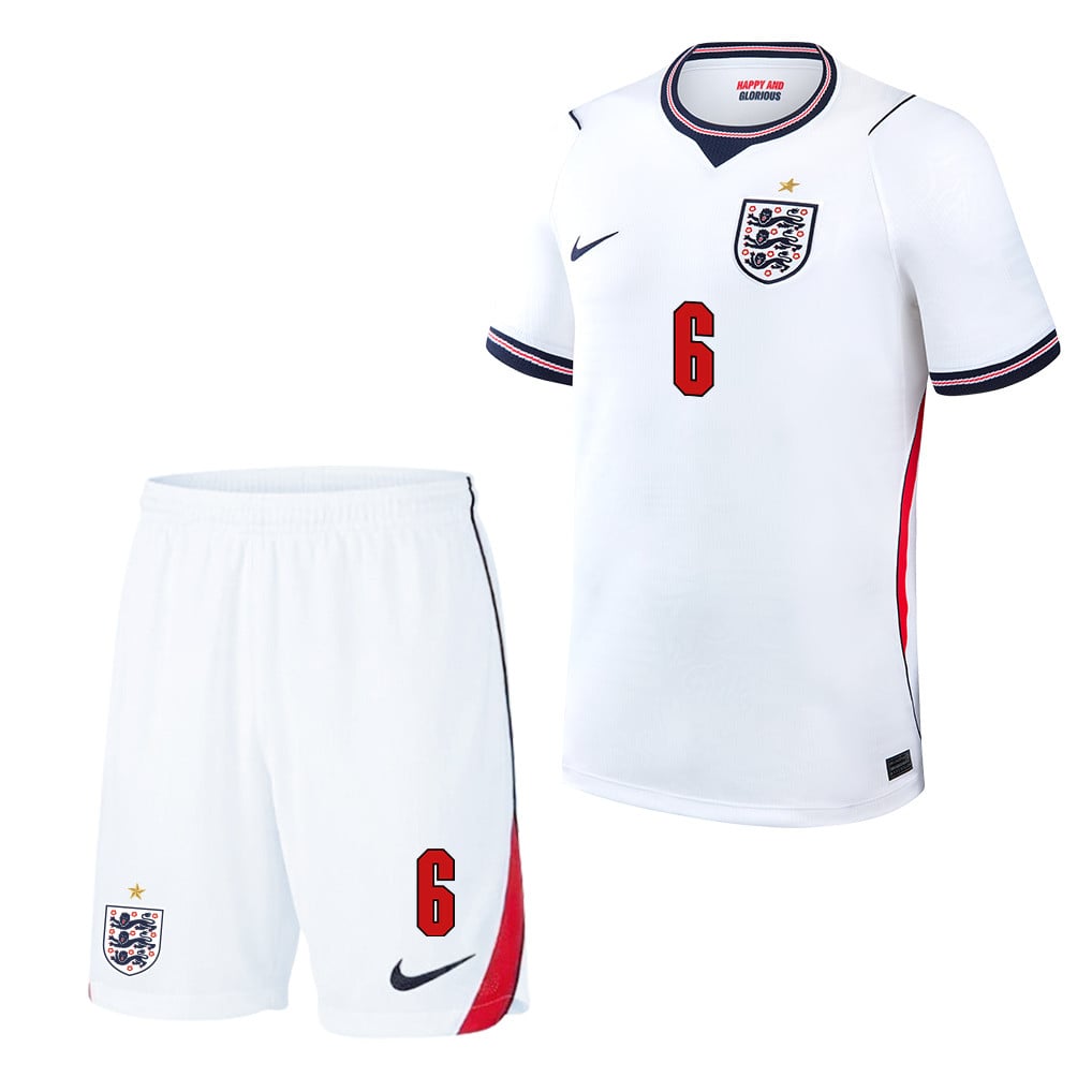 Trevoh Chalobah 6 England 2026 Home Men Jersey & Shorts Set – White
