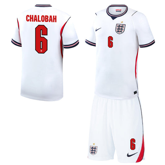 Trevoh Chalobah 6 England 2026 Home Men Jersey & Shorts Set – White