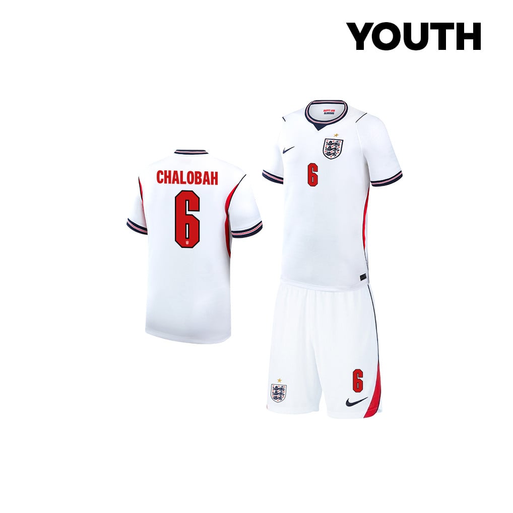 Trevoh Chalobah 6 England 2026 YOUTH Home Jersey & Shorts Set - White