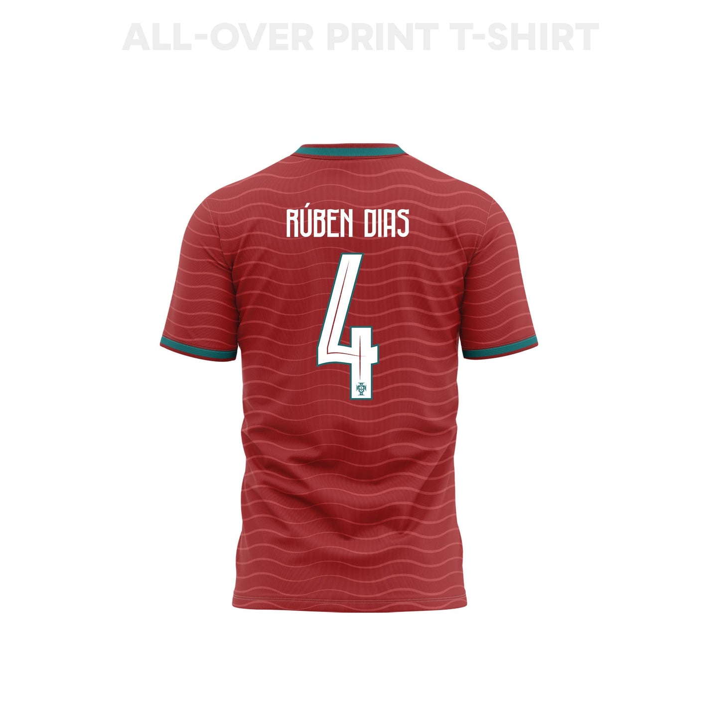 Rúben Dias 4 Portugal 2026 Home 3D T-Shirt Fully Printed – Unisex, Red