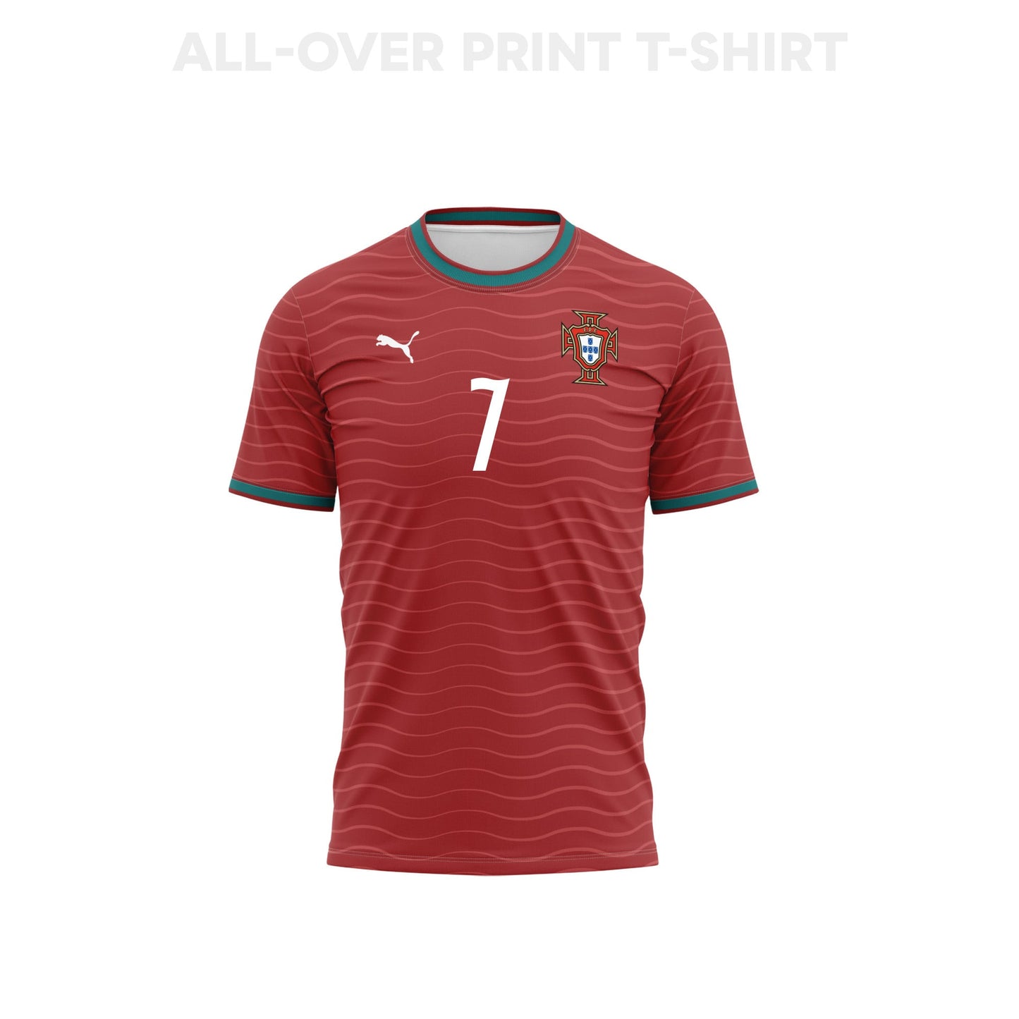 Cristiano Ronaldo 7 Portugal 2026 Home 3D T-Shirt Fully Printed – Unisex, Red