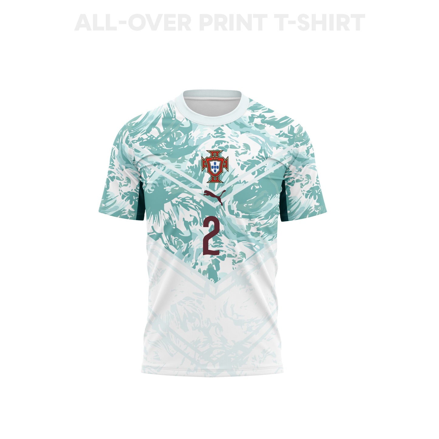 Nélson Semedo 2 Youth Portugal 2026 Away 3D T-shirt Fully Printed – White