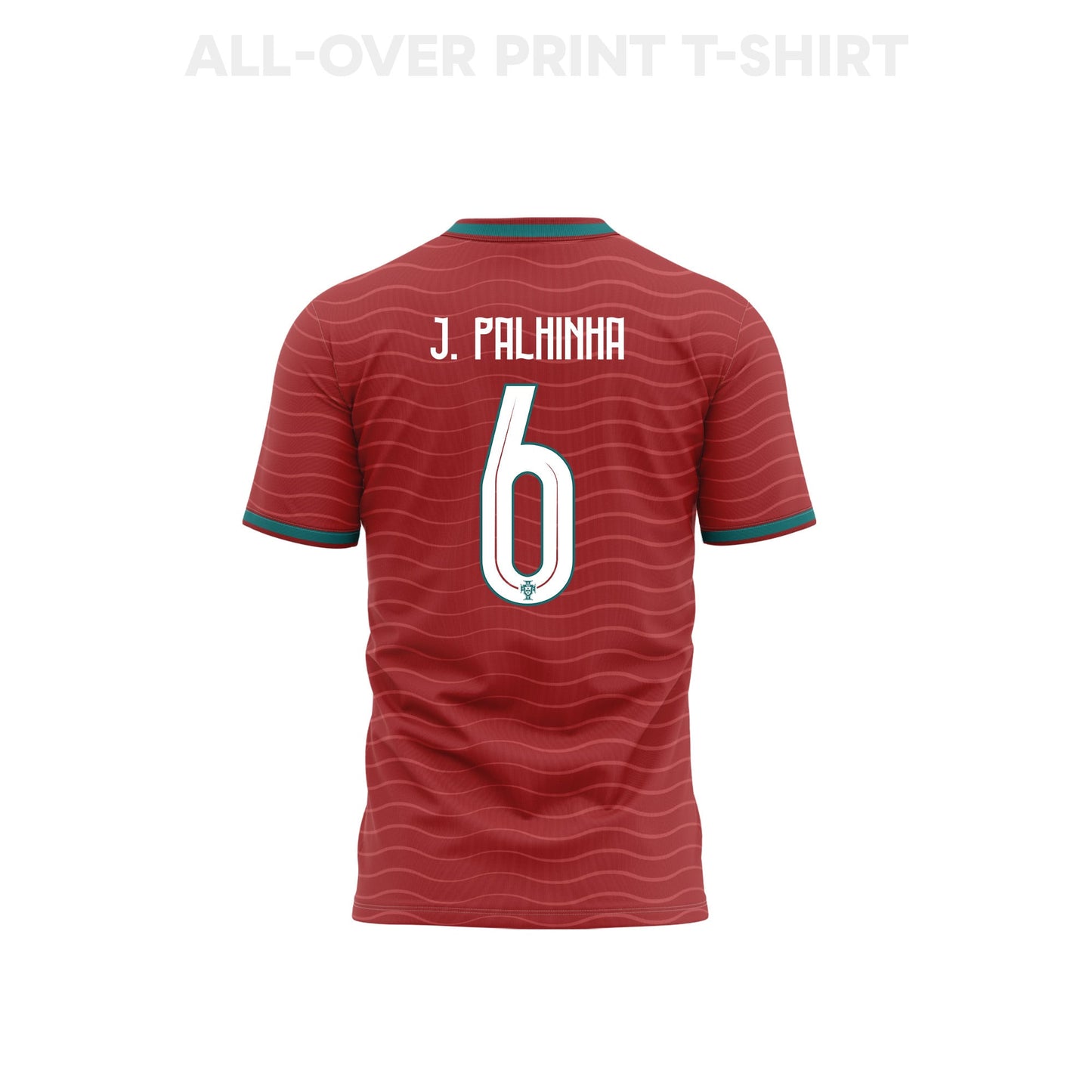 João Palhinha 6 Youth Portugal 2026 Home 3D T-shirt Fully Printed – Red