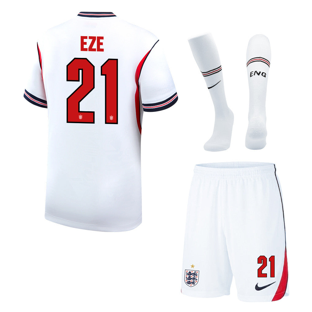 Eberechi Eze 21 England 2026 Home Men Kit Set – White