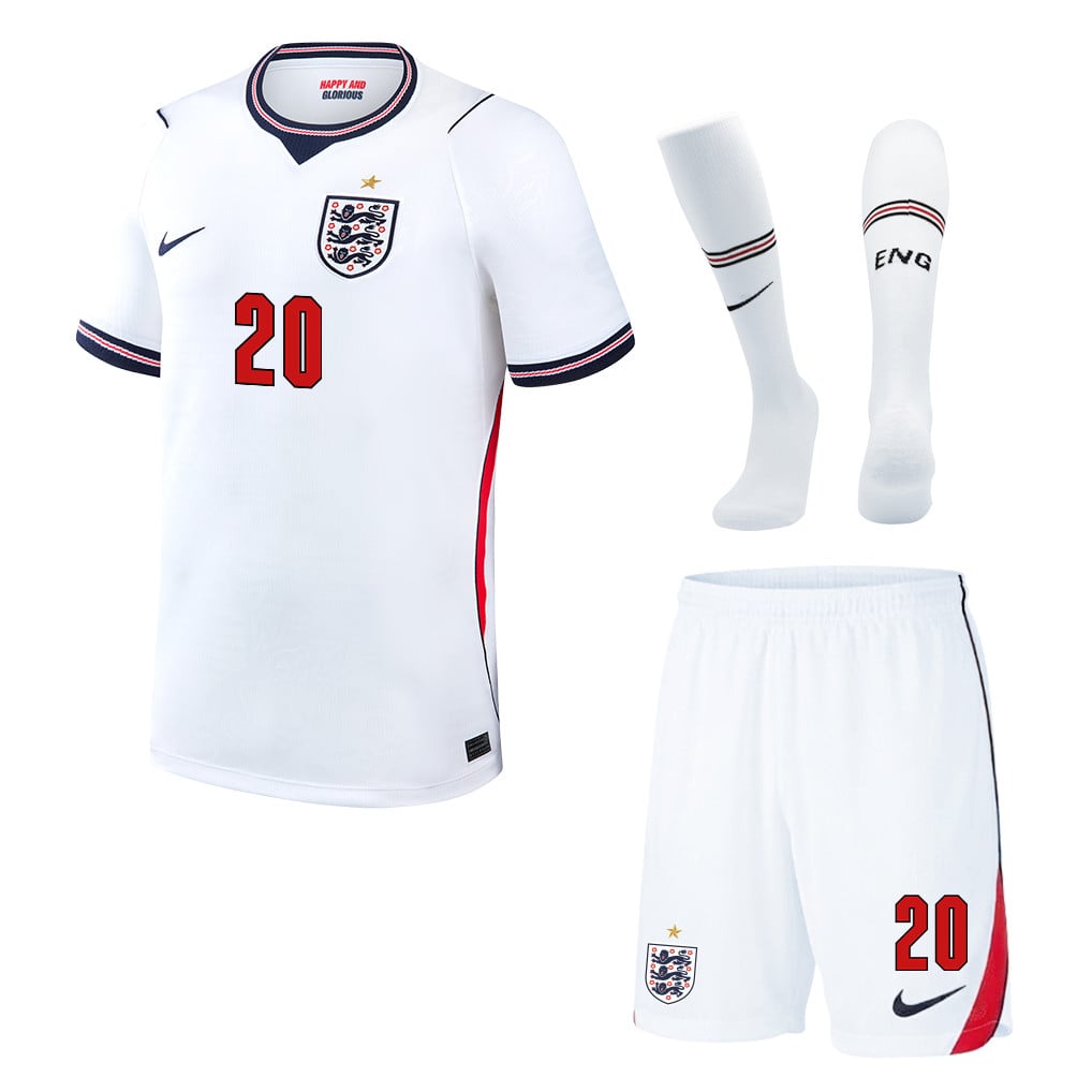 Alex Scott 20 England 2026 Home Men Kit Set – White